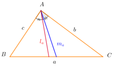 Các ký hiệu trong hình tam giác